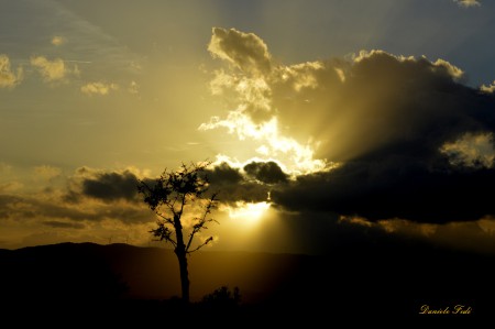 Tramonto sulle colline toscane 101